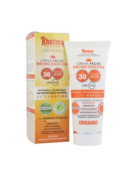 Crema facial bronceadora spf30 60 ml Rhatma