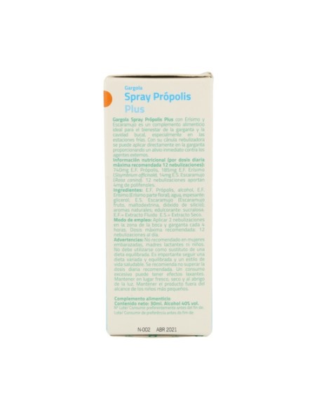 Gargola spray própolis plus 30 ml Sakai