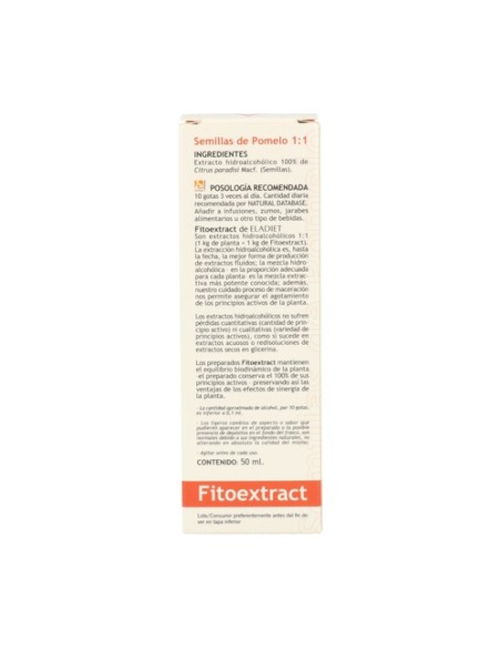 Extracto de Semillas de Pomelo 50 ml Eladiet