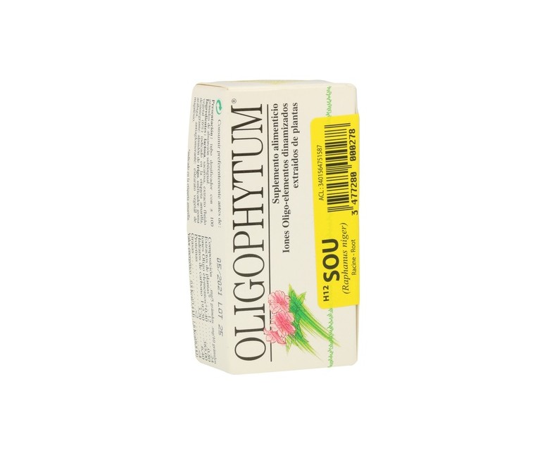 Oligophytum Azufre (H12 SOU) 100 comprimidos sublinguales Holistica