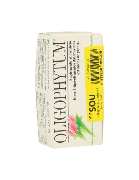 Oligophytum Azufre (H12 SOU) 100 comprimidos sublinguales Holistica