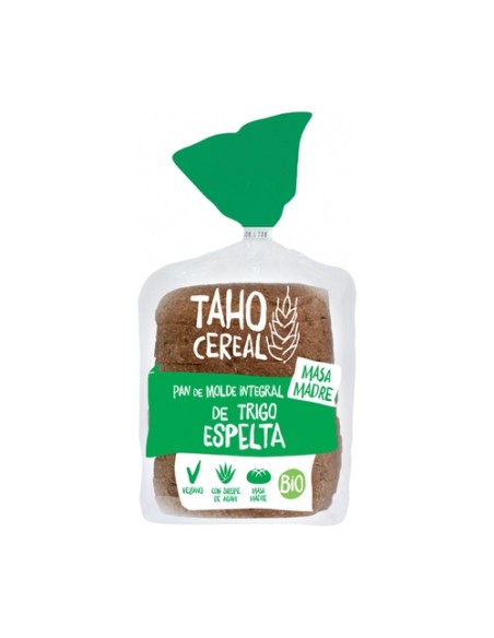 Pan de molde con trigo espelta masa madre bio 400 g Taho Cereal