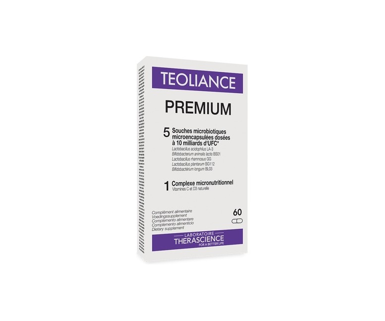 Teoliance premium cepas probióticas 60 cápsulas Therascience