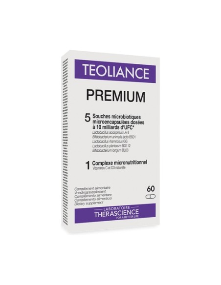 Teoliance premium cepas probióticas 60 cápsulas Therascience
