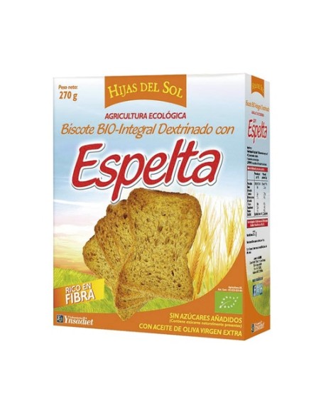 Pan dextrinado espelta Bio 270 g Ynsadiet