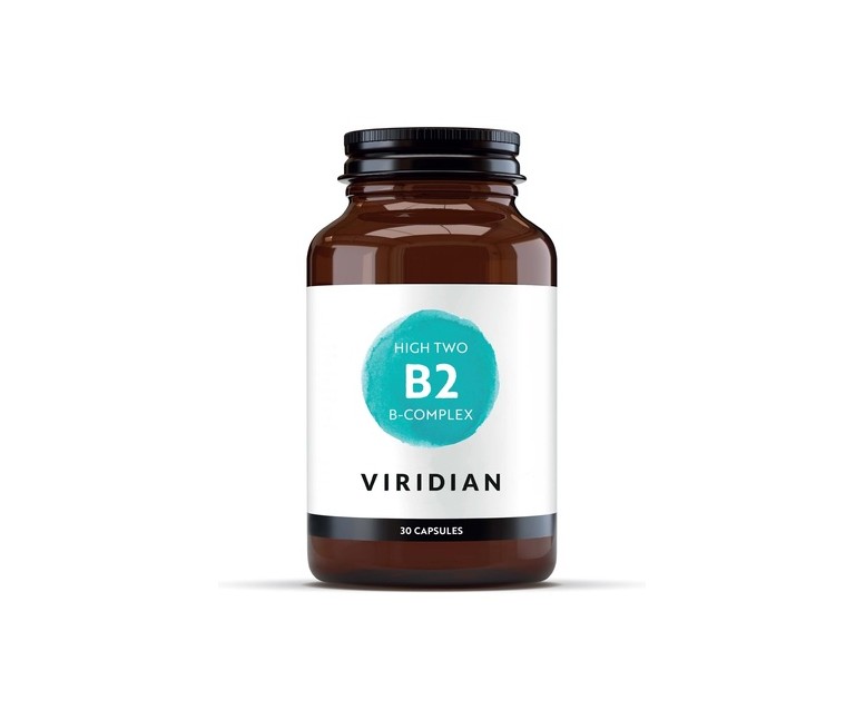 High Two B-Complex B2 Vitamina B 30 cápsulas Viridian