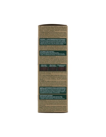 Tinte colorante vegetal castaño café (Coffe Brown) 100 g Logona