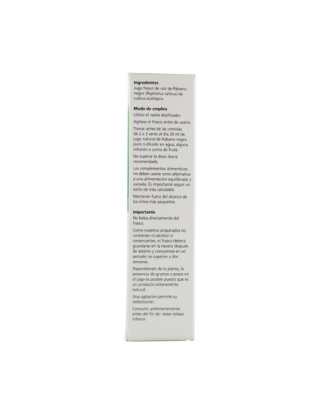 Jugo de Rábano Negro 200 ml Salus