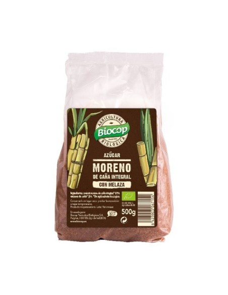 Azúcar moreno caña integral melaza 500 g Biocop