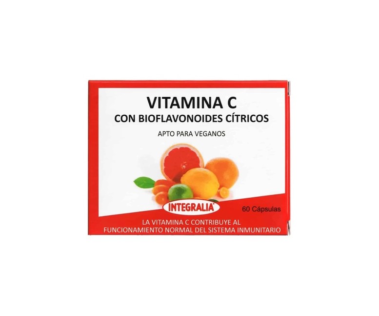 Vitamina C con bioflavonoides cítricos 60 cápsulas Integralia