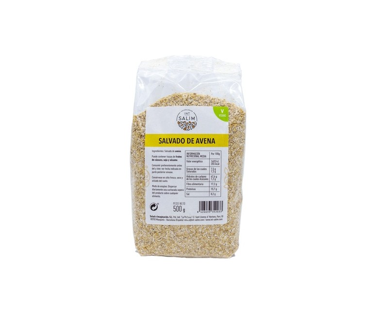 Salvado de Avena 500 g Int-Salim