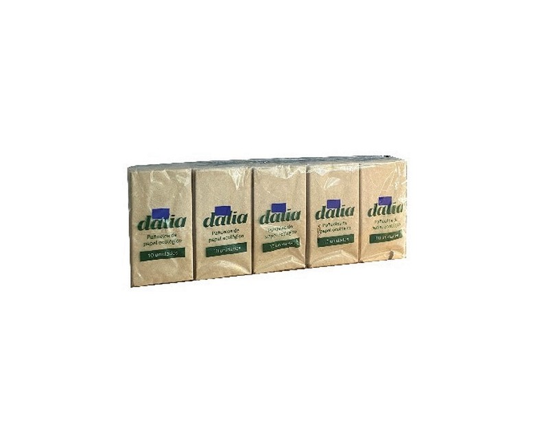 Pack Paquetes de Pañuelos Bolsillo Bio 10 paquetes Dalia
