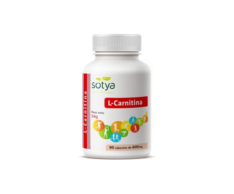 L-Carnitina 90 cápsulas de 600mg (600mg) Sotya