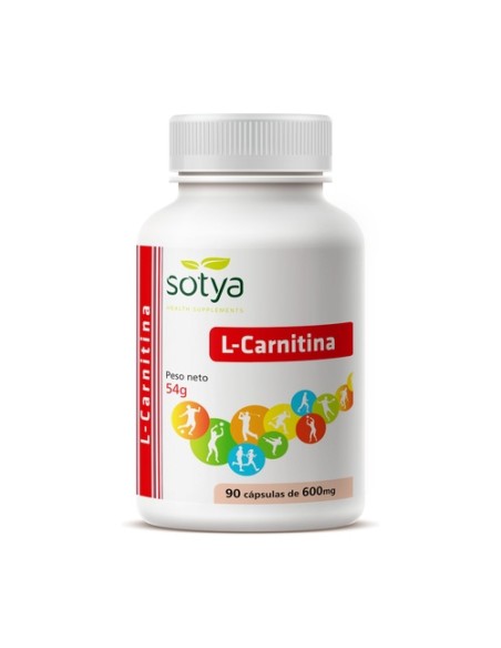 L-Carnitina 90 cápsulas de 600mg (600mg) Sotya