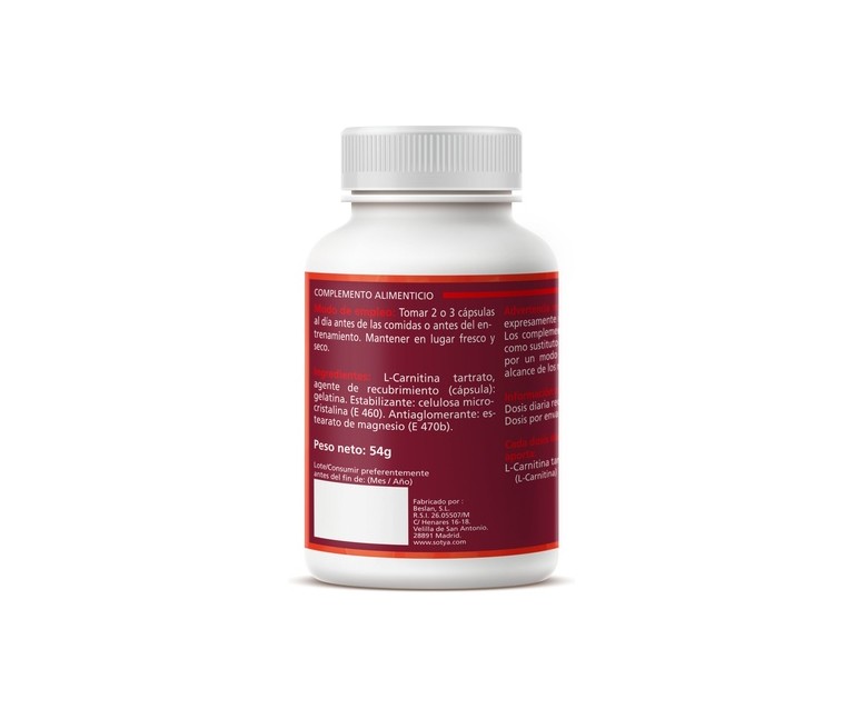 L-Carnitina 90 cápsulas de 600mg (600mg) Sotya