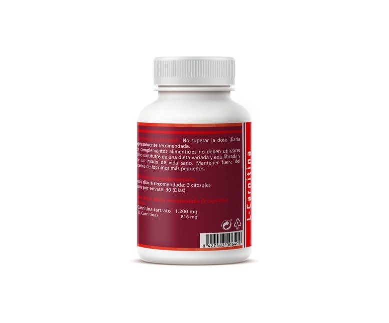 L-Carnitina 90 cápsulas de 600mg (600mg) Sotya