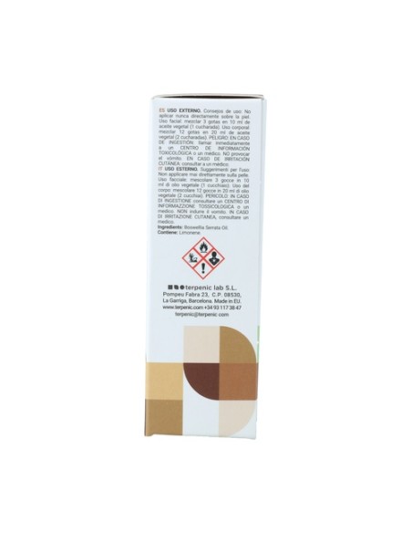 Aceite Esencial Incienso Ayurveda Bio 10 ml Terpenic