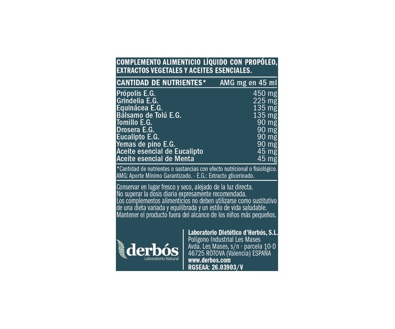 Sirorespir 250 ml Derbós