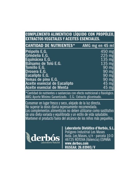 Sirorespir 250 ml Derbós