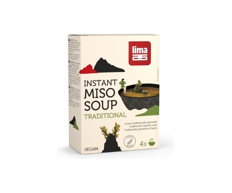 Sopa de Miso Tradicional 4 unidades de 10g Lima