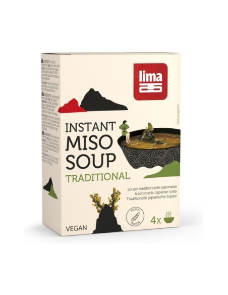 Sopa de Miso Tradicional 4 unidades de 10g Lima
