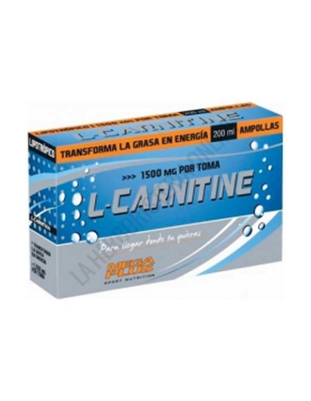 L carnitina recovery 1500 liquid 20 ampollas Mega Plus