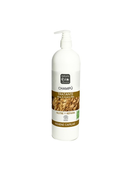 Champú Tratante Aloe Vera y Avena Bio 740 ml NaturaBIO Cosmetics