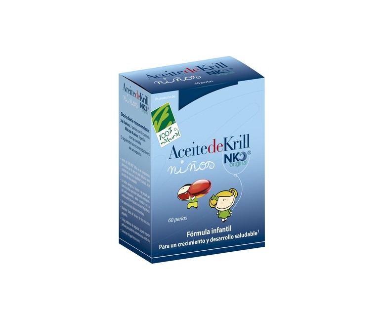 Aceite de Krill NKO niños 60 perlas 100% Natural