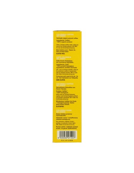 Café Molido Colombia 100% Arábica Bio 250 g Alternativa3