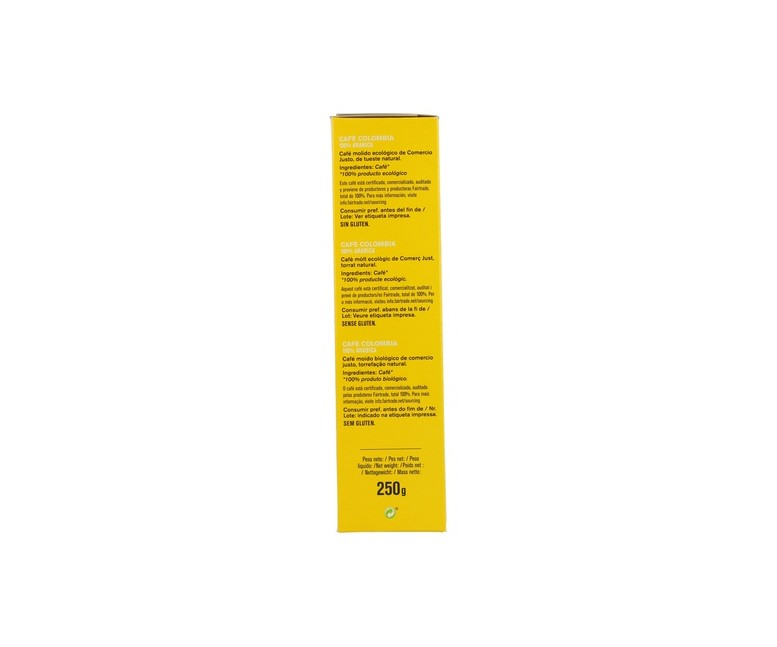Café Molido Colombia 100% Arábica Bio 250 g Alternativa3