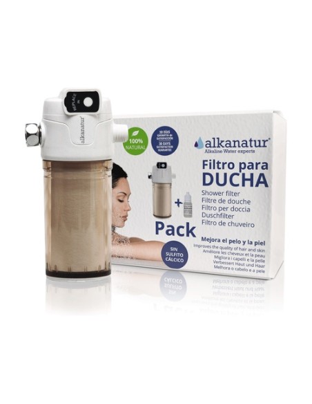Filtro de ducha recambiable (50.000L) 1 unidad Alkanatur