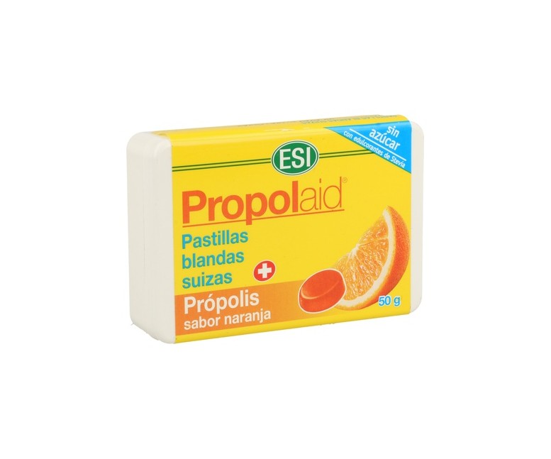 Propolaid Pastillas Blandas de Própolis Sabor Naranja 50 g (Naranja) ESI