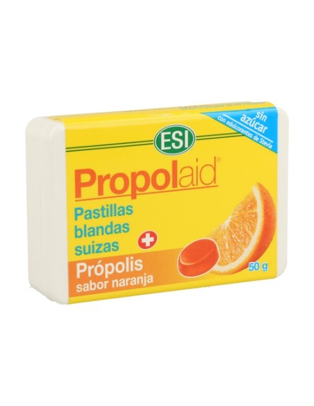 Propolaid Pastillas Blandas de Própolis Sabor Naranja 50 g (Naranja) ESI