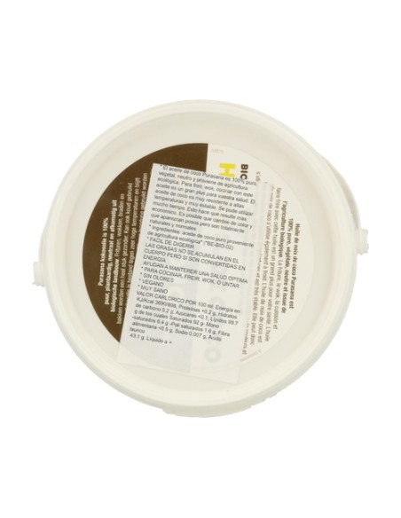 Aceite de Coco Bio (Coconut Oil) 500 ml de aceite Purasana