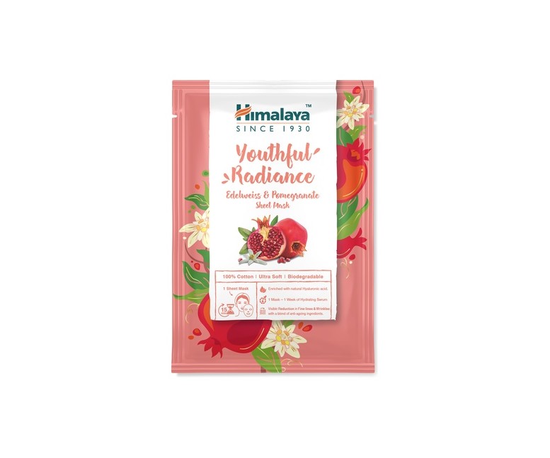 Mascarilla youthful radiance edelweiss & granada 30 ml (Granada) Himalaya Herbals