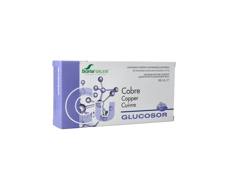 Glucosor Cobre 28 viales Soria Natural