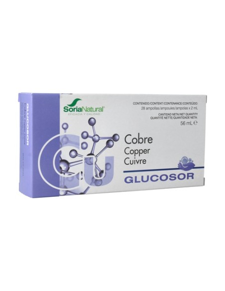 Glucosor Cobre 28 viales Soria Natural