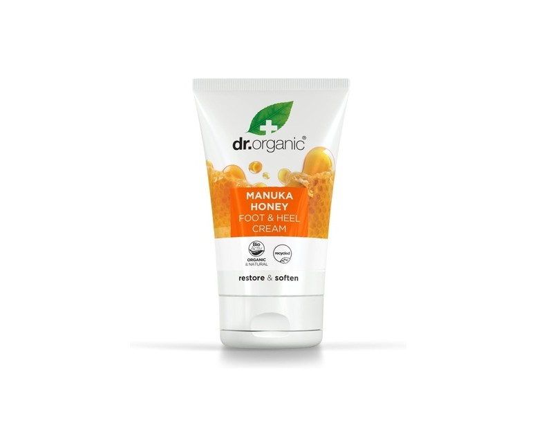 Crema Pies y Talones de Miel Manuka Orgánica 125 ml de crema Dr. Organic