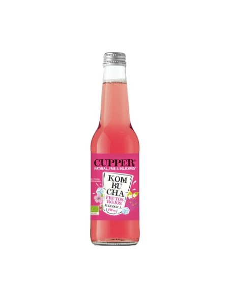 Kombucha de frambuesa, goji, hibisco Bio 250 ml (Frambuesa - Goji) Cupper