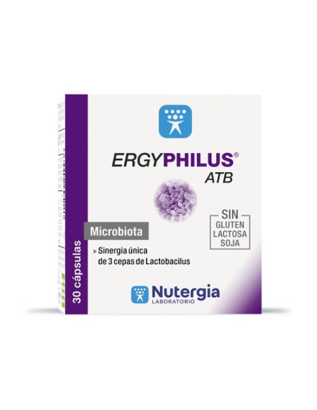 Ergyphilus ATB probiótico 30 cápsulas Nutergia