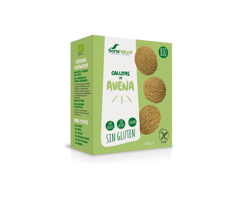 Galletas de avena Bio 200 g (Avena) Soria Natural