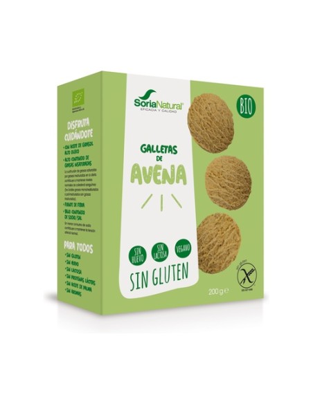 Galletas de avena Bio 200 g (Avena) Soria Natural