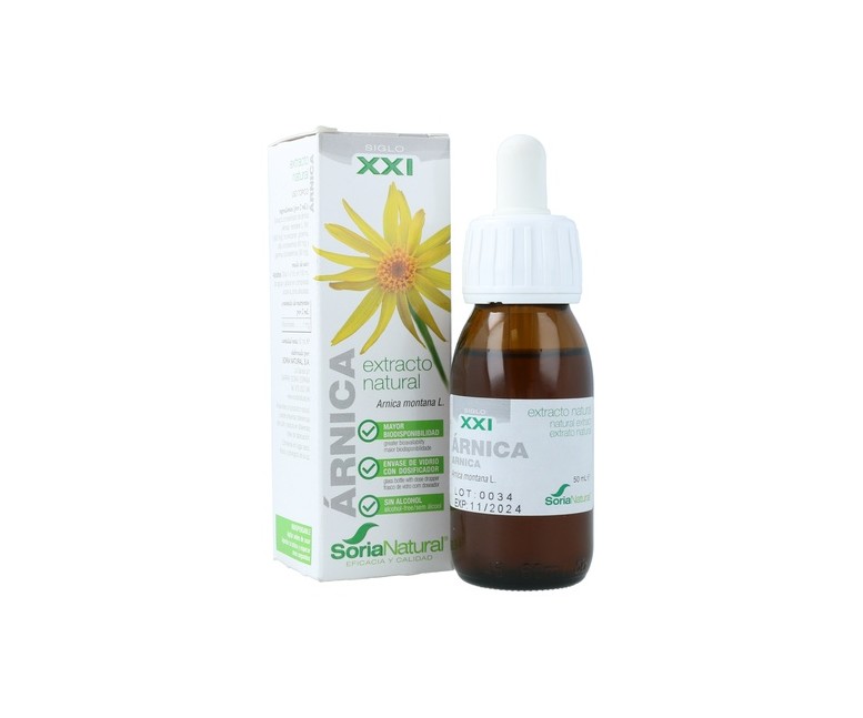Extracto de Árnica (Fórmula XXI) 50 ml Soria Natural