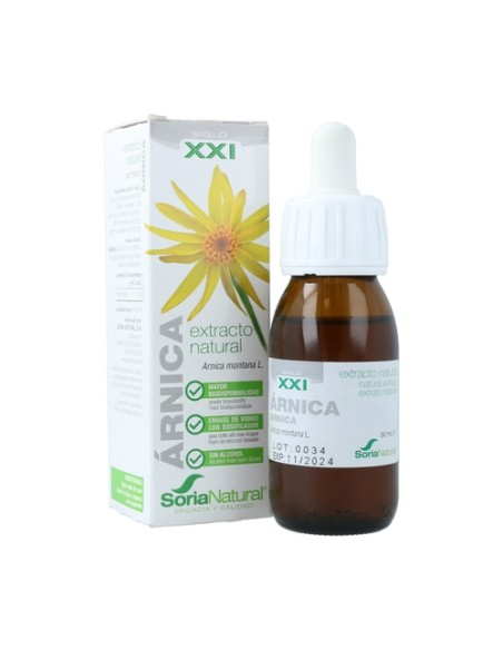 Extracto de Árnica (Fórmula XXI) 50 ml Soria Natural
