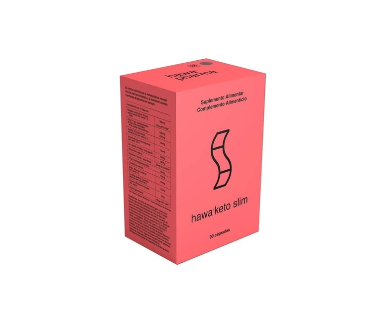 Keto slim apoyo metabólico 90 cápsulas Hawa pharm