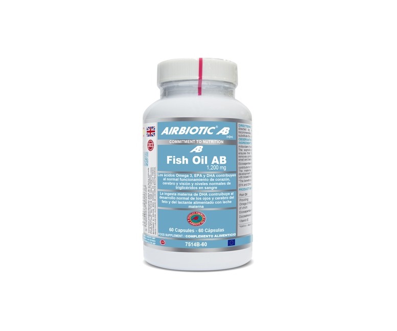 Fish Oil AB 1200 mg 60 cápsulas Airbiotic