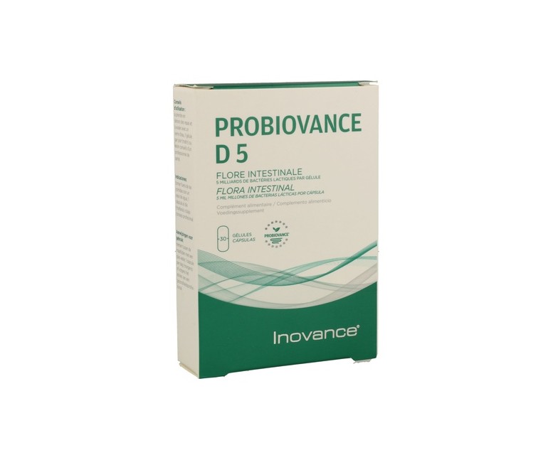 Probiovance D 5 (antiguo Probiovance D 10) 30 cápsulas Inovance