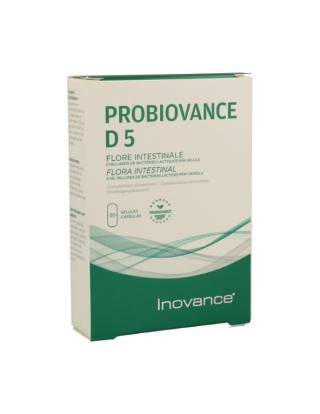 Probiovance D 5 (antiguo Probiovance D 10) 30 cápsulas Inovance