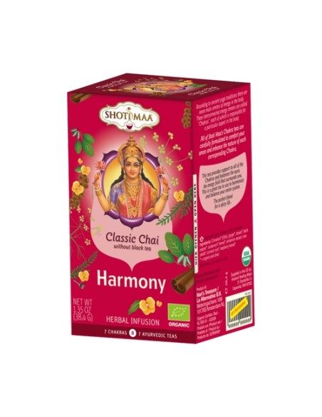 Té de hierbas Chai clásico - Harmony 16 bolsitas infusoras de 2g Haris Treasures