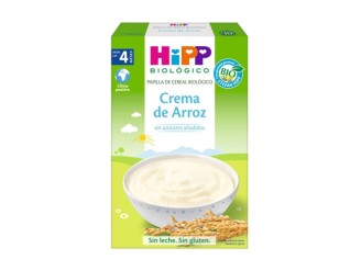 Crema de arroz sin gluten Bio 4m+